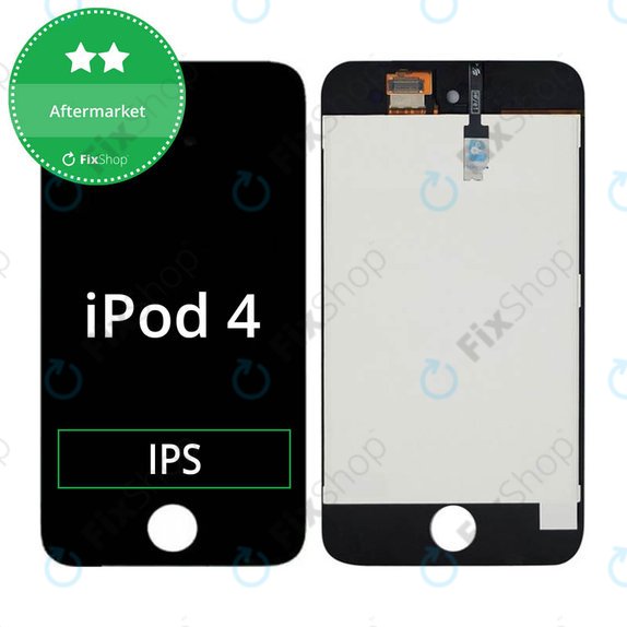 Schermo LCD per iPod Touch (4th Gen), Black, Vetro touch con cornice