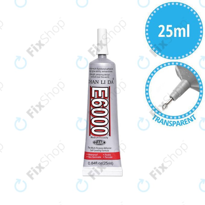 Adesivo E6000 25ml, Trasparent