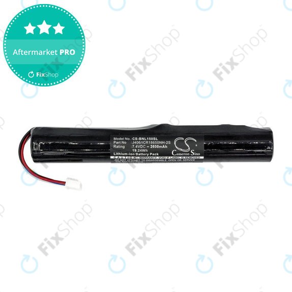 Batteria per Bang & Olufsen Beolit 15, 17, Beoplay A2, J406/ICR18650NH-2S, Li-Ion, 2600mAh, 7.4V, HQ