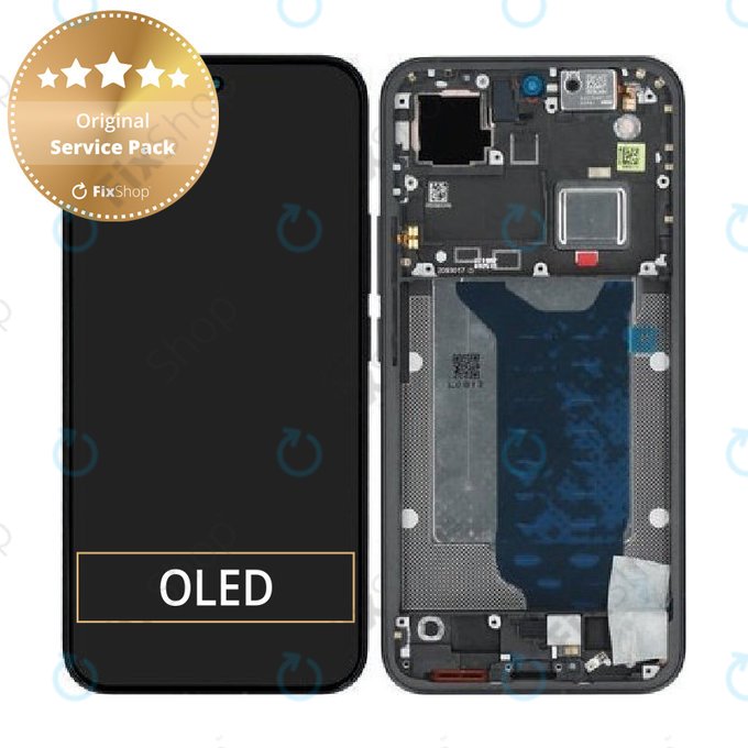 Schermo per Xiaomi 15T Pro 5G, Black, Vetro touch con cornice, 5600040O12U00, Genuine Service Pack