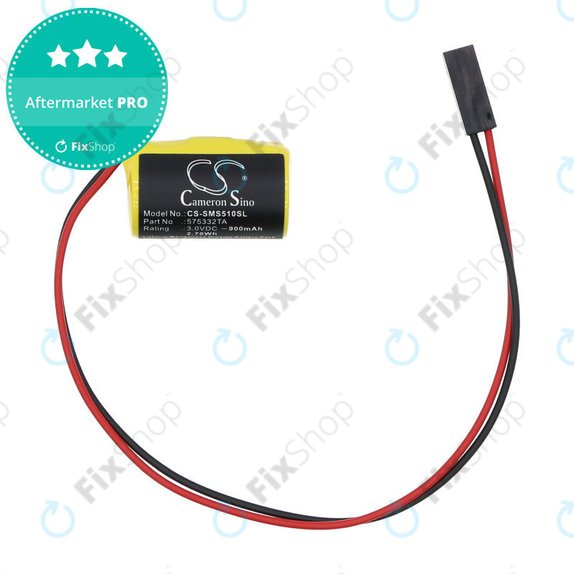 Batteria per Siemens Simatic S7-300, 400, Li-MnO2, 575332TA, 900mAh, 3V, HQ