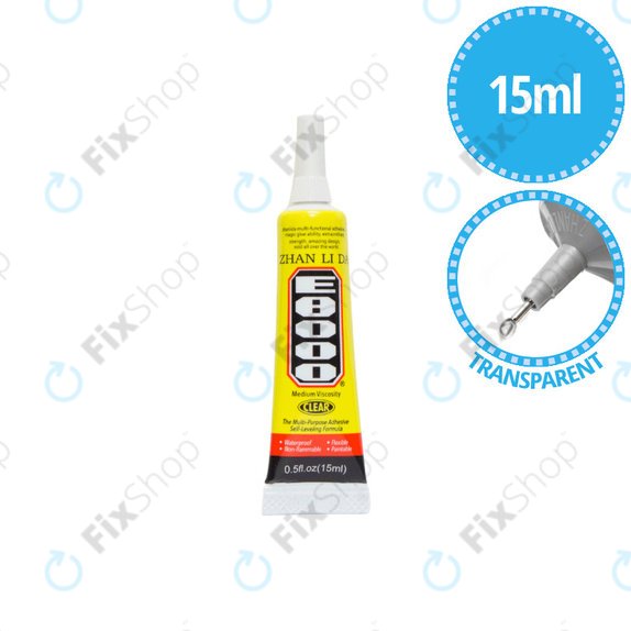 Adesivo E8000 15ml, Trasparent