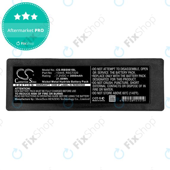 Batteria per Scanreco 590, Cifa, Effer, RSC7220, Ni-MH, 3000mAh, 7.2V, HQ
