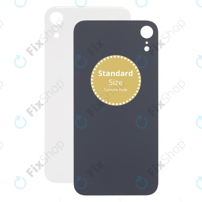 Vetro scocca posteriore per iPhone XR, White