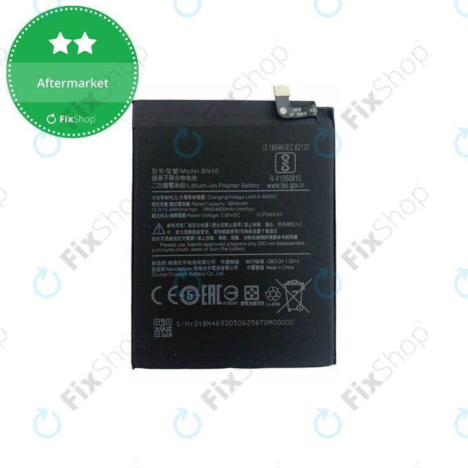 Batteria per Xiaomi Redmi Note 8T, Redmi 7, Redmi 8A, BN46, 4000mAh