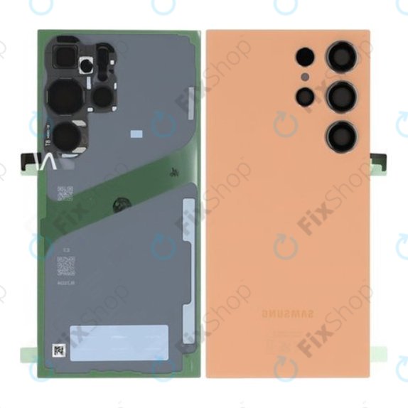 Cover batteria per Samsung S24 Ultra S928B, Titanium Orange, GH82-33349G, Genuine Service Pack