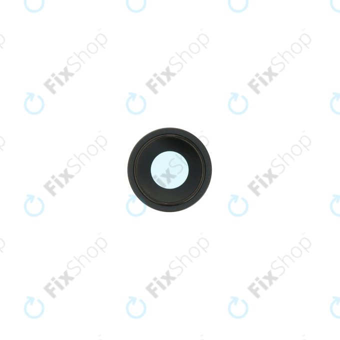 Lente fotocamera posteriore con frame per iPhone 15, 15 Plus, Black