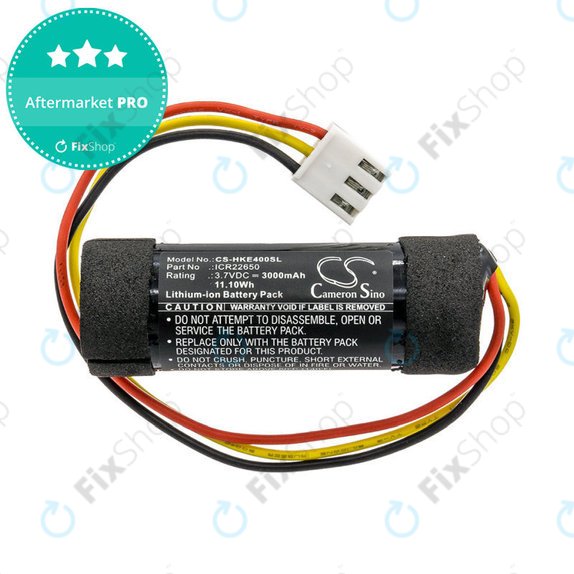Batteria per Harman/Kardon Onyx Studio 4, ICR22650, Li-Ion, 3000mAh, 3.7V, HQ