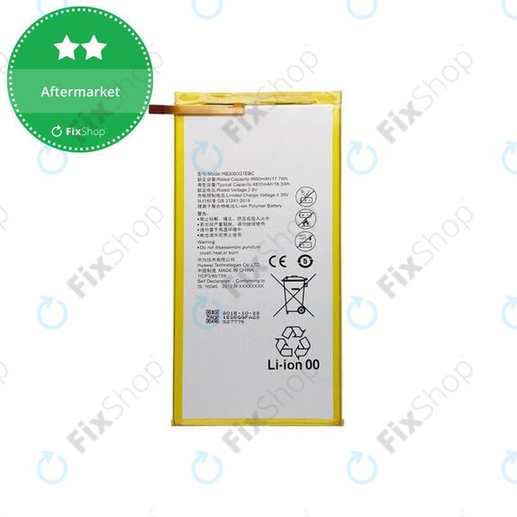 Batteria per Huawei EE Eagle, MediaPad T1 8.0, T1 10, HB3080G1EBC, HB3080G1EBW, 4800mAh