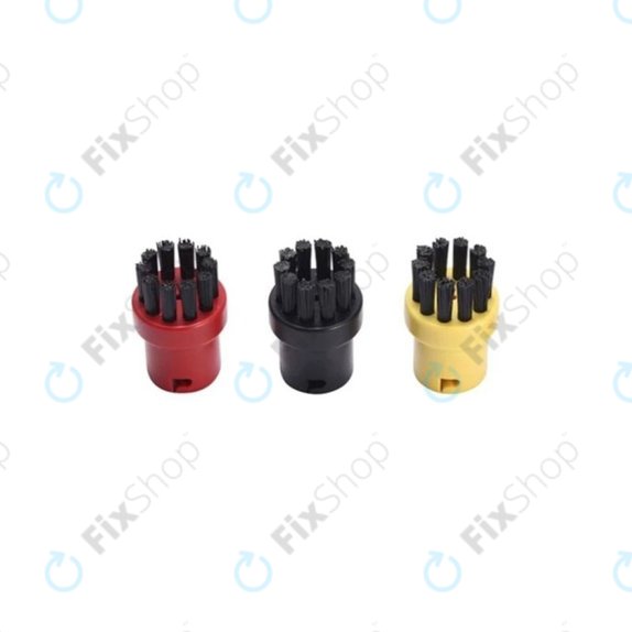 Set di spazzole rotonde con setole in nylon per Kärcher serie SC
