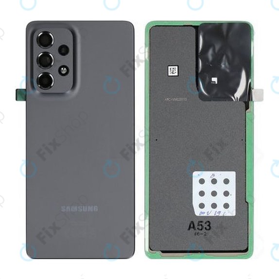 Cover batteria per Samsung A53 5G A536B, Black, GH82-28017A, Genuine Service Pack