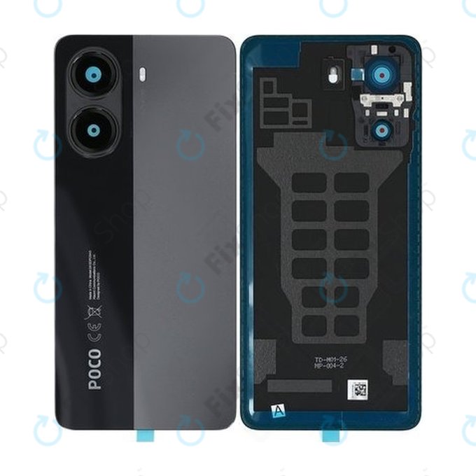 Cover batteria per Xiaomi Poco X7 Pro 2412DPC0AG, Black, 56003000O1000, Genuine Service Pack