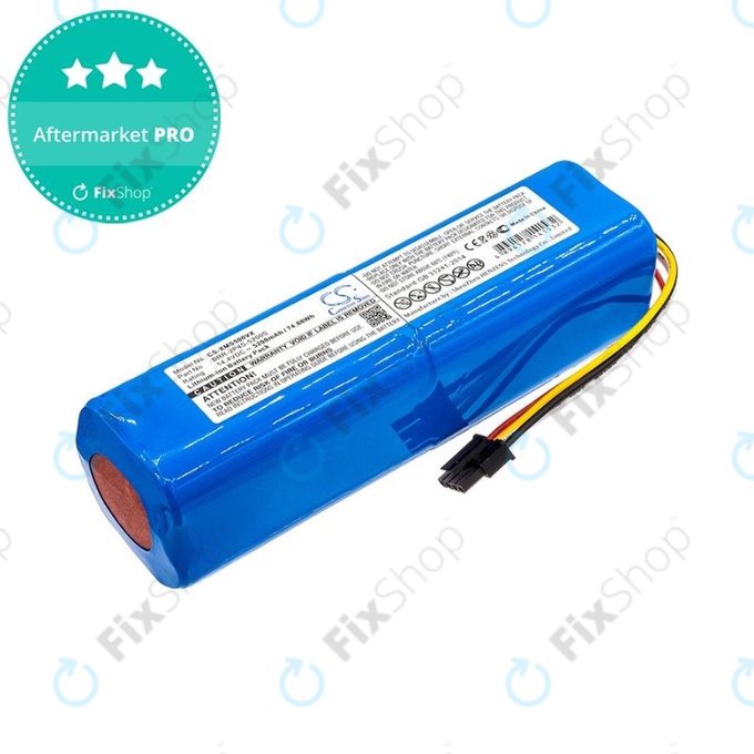 Batteria per Xiaomi Mi Robot Vacuum Mop-seriess, Dream-seriess, RobGoldck-seriess, BRR-2P4S-5200, Li-Ion, 5200mAh, 14.4V, HQ