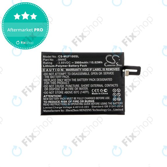 Batteria per Pocophone M1805e10a, Pocophone Poco F1, 3900mAh, Li-Pol, 3.85 V, BM4E, HQ