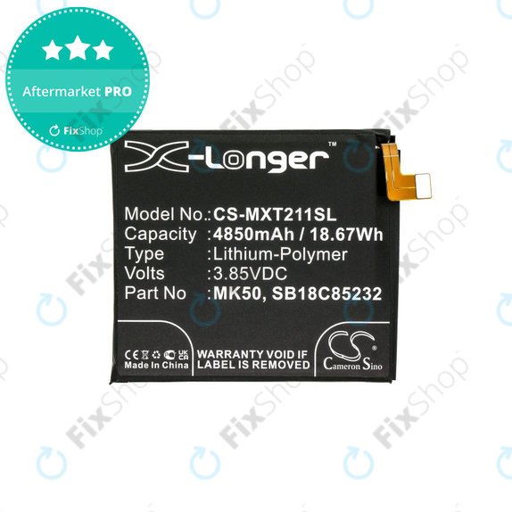 Batteria per Motorola Moto G 5G XT2113, 4850mAh, Li-Pol, 3.85 V, MK50, HQ
