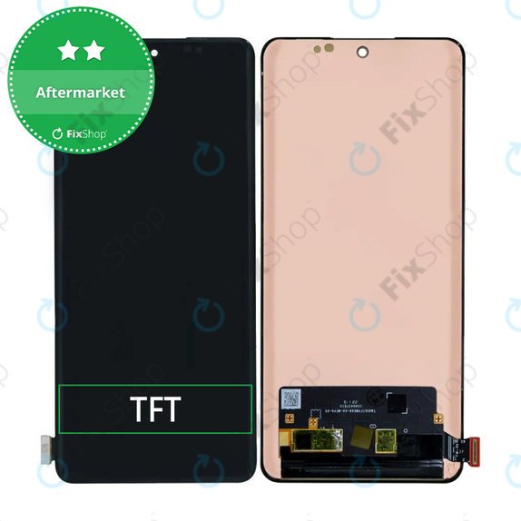 Schermo LCD per Oppo Reno 10 CPH2531, Vetro touch senza cornice