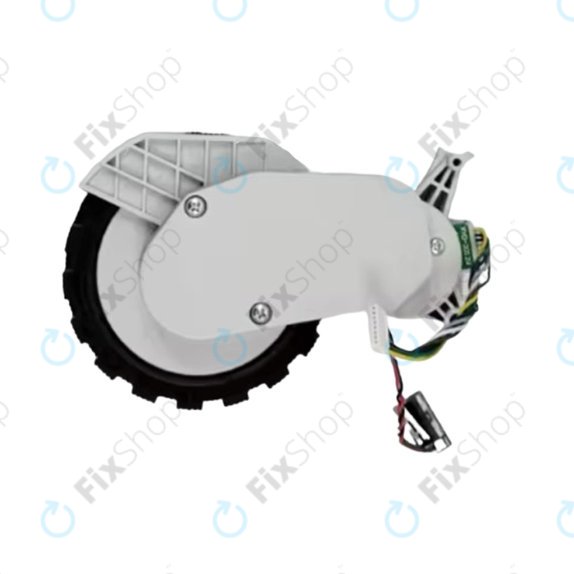 Ruota con motore (destra) per Xiaomi Robot Vacuum X20, S10, Dreame X30, X20, X10 Pro, White