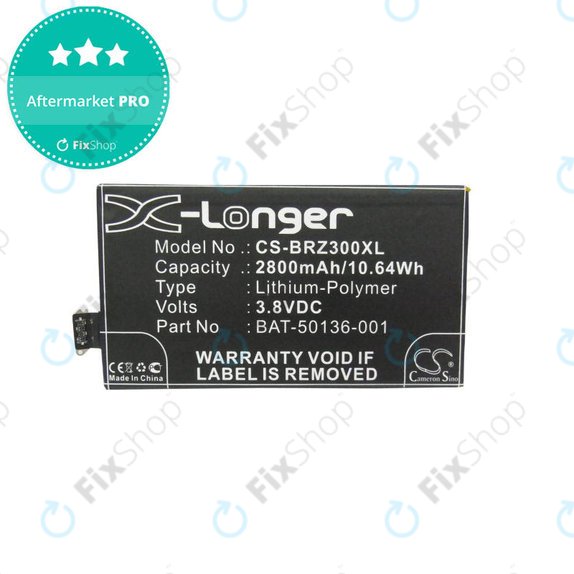 Batteria per Blackberry Z30, Leap, BAT-50136-001/002/003/101, 2880mAh, HQ