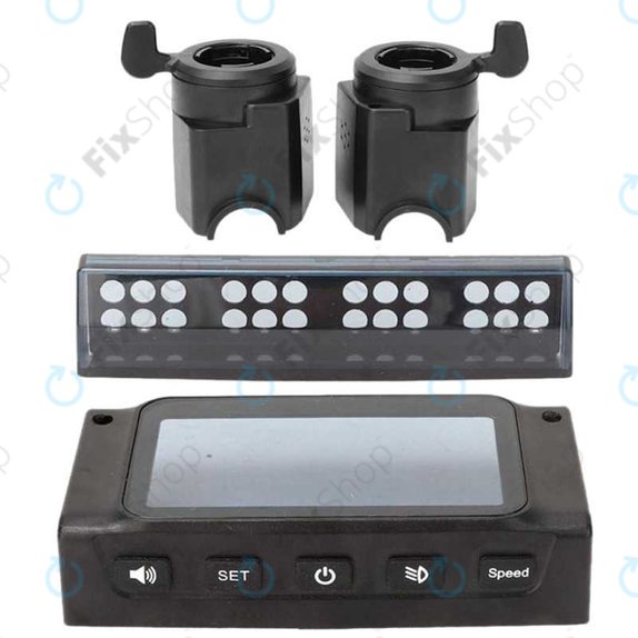 Set dashboard (cover display in plastica, leva acceleratore, freni, cover luce LED) per Kugoo S1, S1 Pro, S2, S3