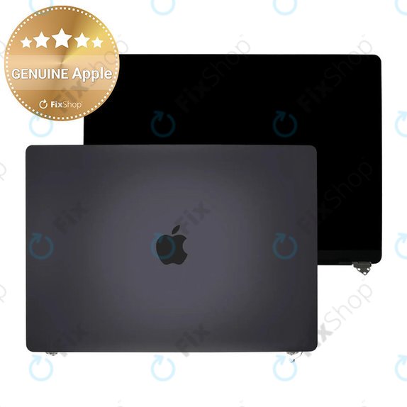 Schermo LCD per MacBook Pro 16", A3403 (2024), con vetro frontale e copertura, Space Black, 661-42325, Genuine Apple