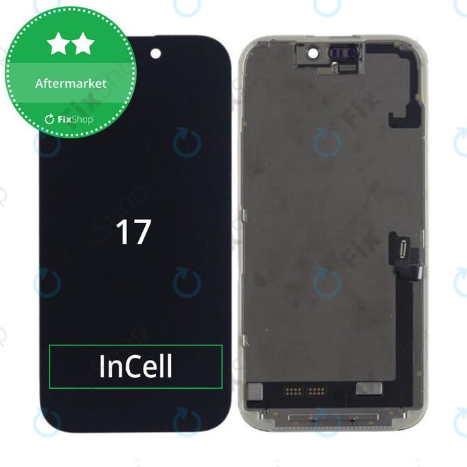 Schermo In-Cell FHD per iPhone 17, Vetro touch con cornice