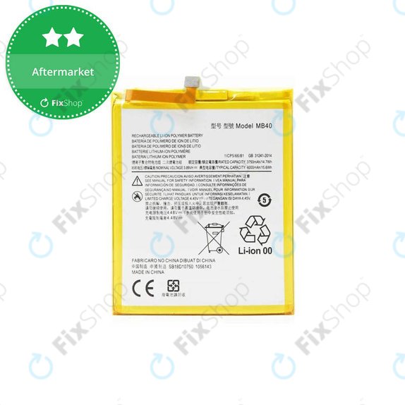 Batteria per Motorola Edge 20 XT2143, MB40, 4000mAh