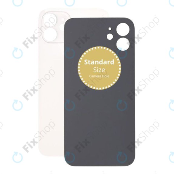 Vetro scocca posteriore per iPhone 12, White
