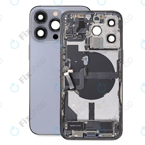 Scocca posteriore con piccoli componenti per iPhone 13 Pro, Blue