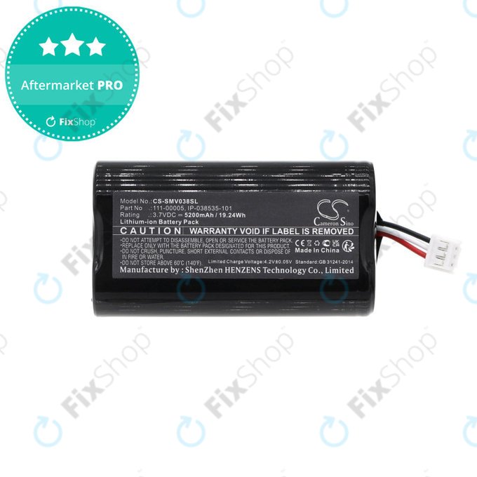 Batteria per Sonos Roam, 111-00005, Li-Ion, 5200mAh, 3.7V, HQ