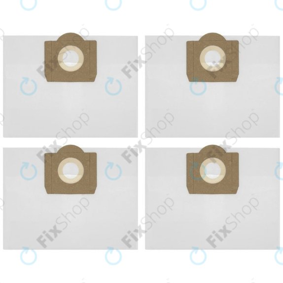 Sacchetto per aspirapolvere, 4 pz., Tessuto non tessuto per Kärcher MV 3, WD 3, WD 3.000-series, A-series, SE-series