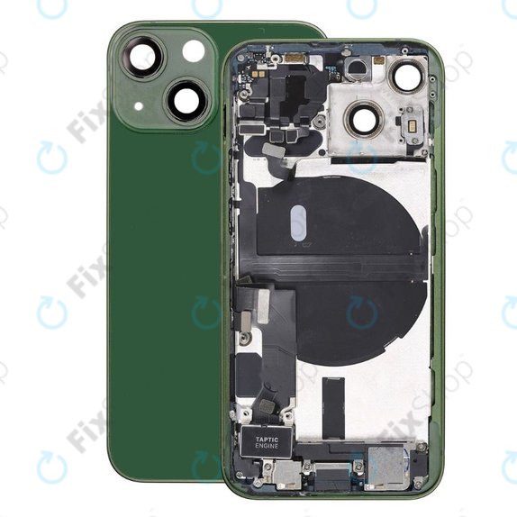 Scocca posteriore con piccoli componenti per iPhone 13 Mini, Green