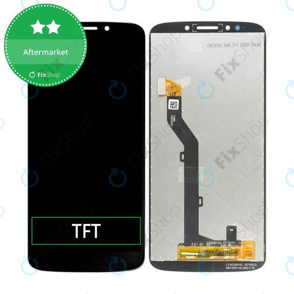 Schermo LCD per MotGoldla Moto G6 Play XT1922, Black, Vetro touch senza cornice