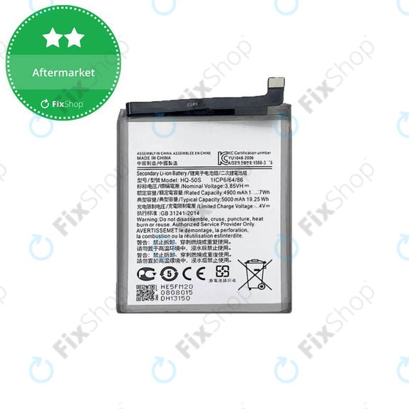 Batteria per Samsung A02s A025F, A03 A035G, A03s A037G, A14 A145R, SCUD-HQ-50S, 5000mAh