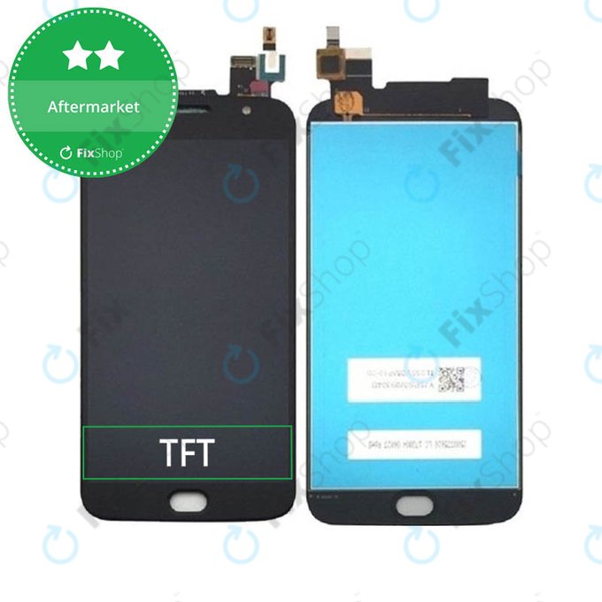 Schermo LCD per MotGoldla Moto G5S Plus XT1805, Black, Vetro touch senza cornice
