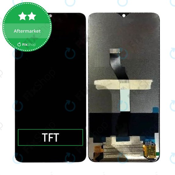 Schermo LCD per Xiaomi Redmi Note 8 Pro, Vetro touch senza cornice