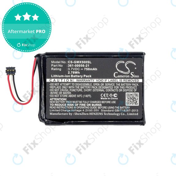 Batteria per Garmin Driveluxe 50, 361-00056-21, Li-Ion, 750mAh, 3.7V, HQ