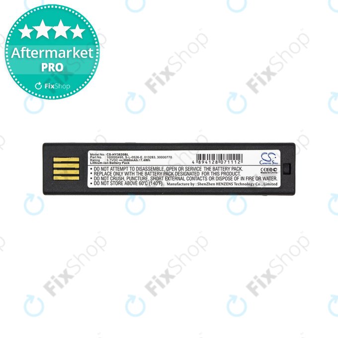 Batteria per Honeywell 1202g, 1452G, 1472G, 1902GHD/GSR, 1911i, 1981i, 3820/i, 4620, 4820/i, 5620, 6320, 8675i, Xenon 3820/i, 4820/i, 5620, 6320 100000495, S-L-0526-E, HO48L1-G, 2000mAh, HQ