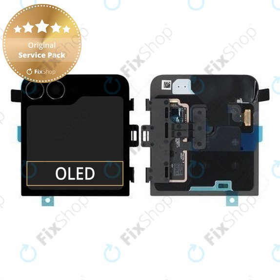 Schermo per Samsung Z Flip 7 FE F761B, Vetro touch senza cornice, Sub, GH97-30985A, Genuine Service Pack