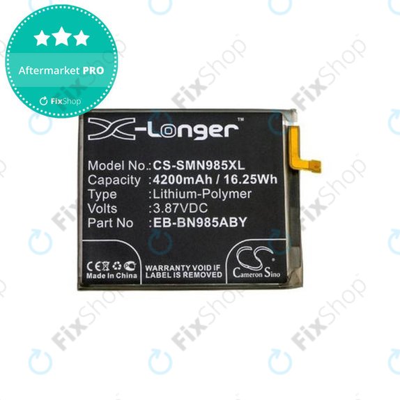 Batteria per Samsung Note 20 Ultra N986B, EB-BN985ABY, 4200mAh, HQ
