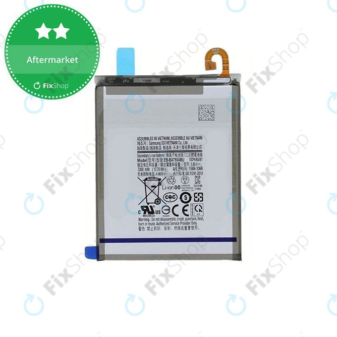 Batteria per Samsung A7 A750F (2018), A10 A105F, EB-BA750ABU, 3300mAh