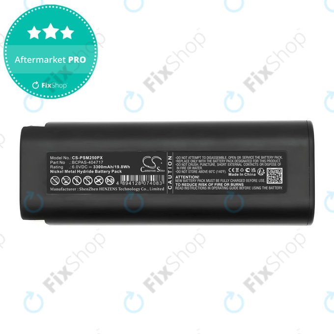 Batteria per Paslode 900400, 404400, BCPAS-404717, Ni-MH, 3300mAh, 6V, HQ