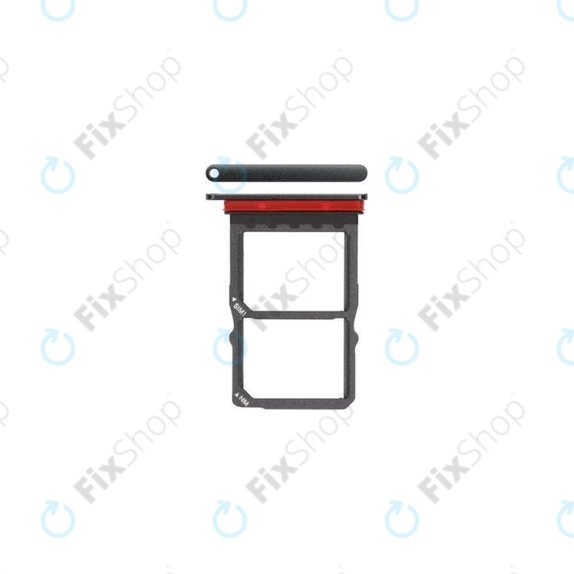 SIM e SD Tray per Huawei P30, Black, 51661LAL, 51661NQJ, Genuine Service Pack