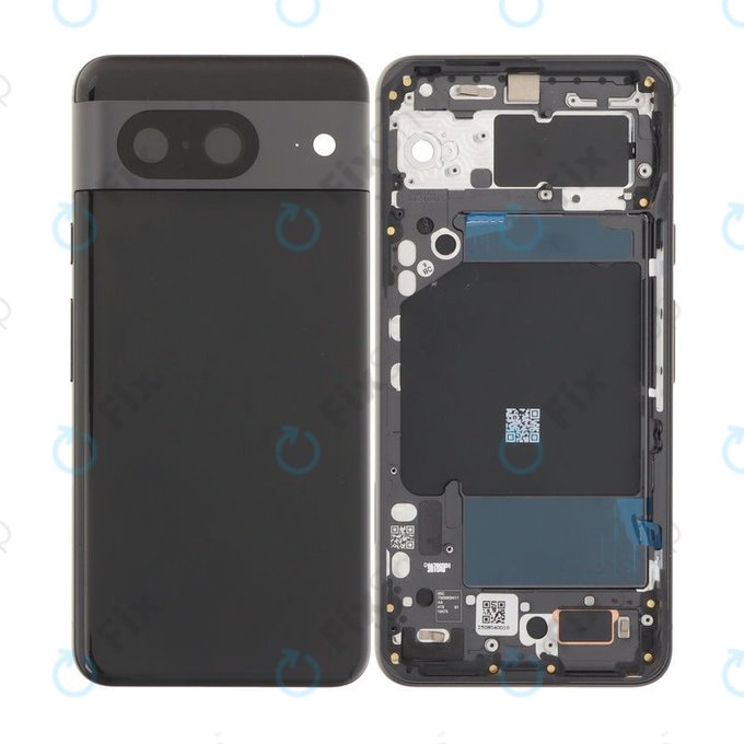 Gruppo cover batteria per Google Pixel 8, Obsidian