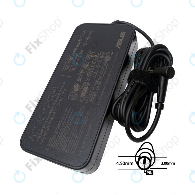 Adattatore di ricarica per Asus, 150W, 19.5V, B0A001-00080600, Genuine Service Pack