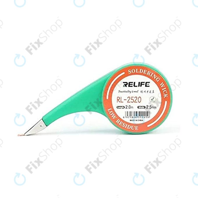 Treccia dissaldante potente 2,5 mm, Relife RL-2520