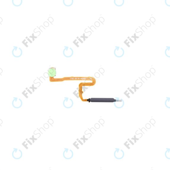 Sensore di impronte digitali e cavo flex per Xiaomi Redmi Note 10 Pro, Black