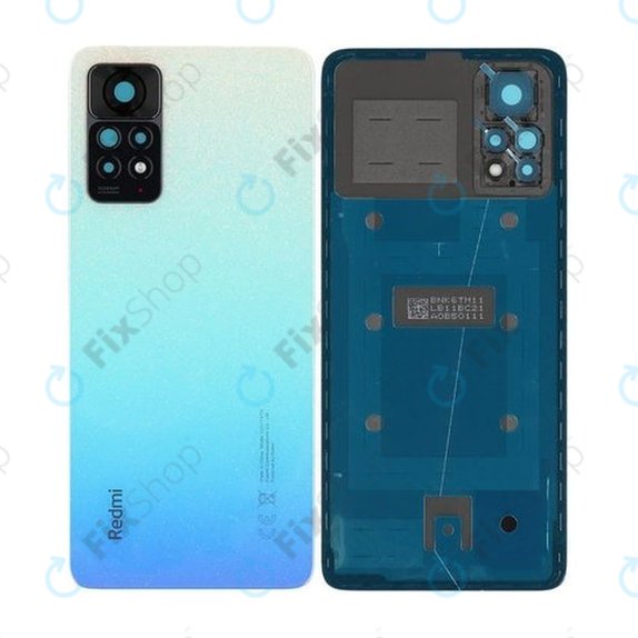 Cover batteria per Xiaomi Redmi Note 11 Pro 4G 2201116TG, 2201116TI, Star Blue, 5600050K6T00, Genuine Service Pack