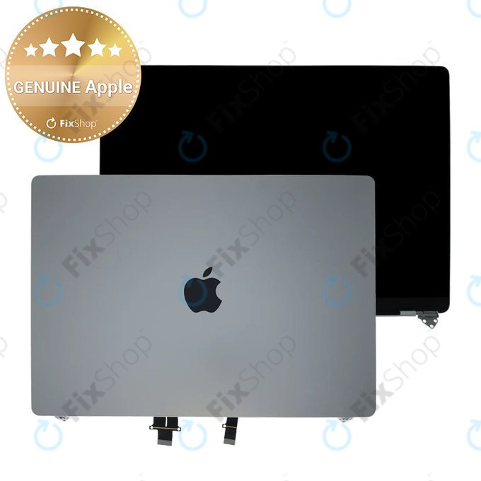 Schermo LCD per MacBook Pro 16", A3403 (2024), con vetro frontale e copertura, Silver, 661-42323, Genuine Apple, Genuine Apple