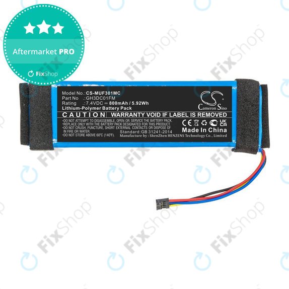 Batteria per Xiaomi Fimi Palm, GH3DC01FM, Li-Pol, 800mAh, 7.4V, HQ