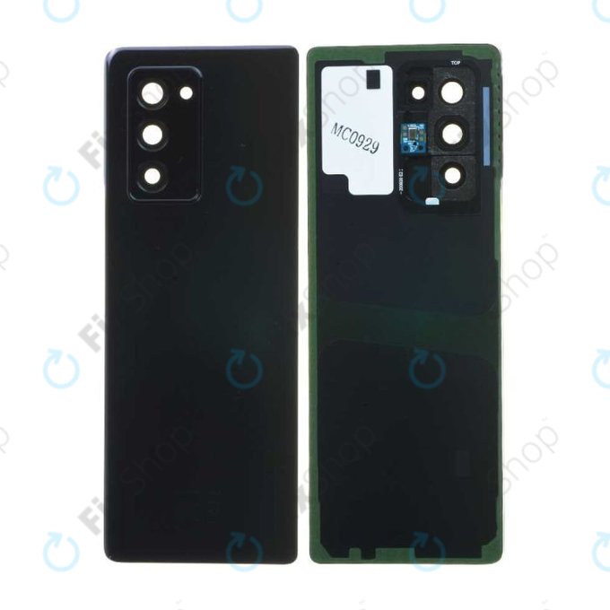 Cover batteria per Samsung Z Fold 2 F916B, Mystic Black, GH82-23688A, GH82-27284A, Genuine Service Pack